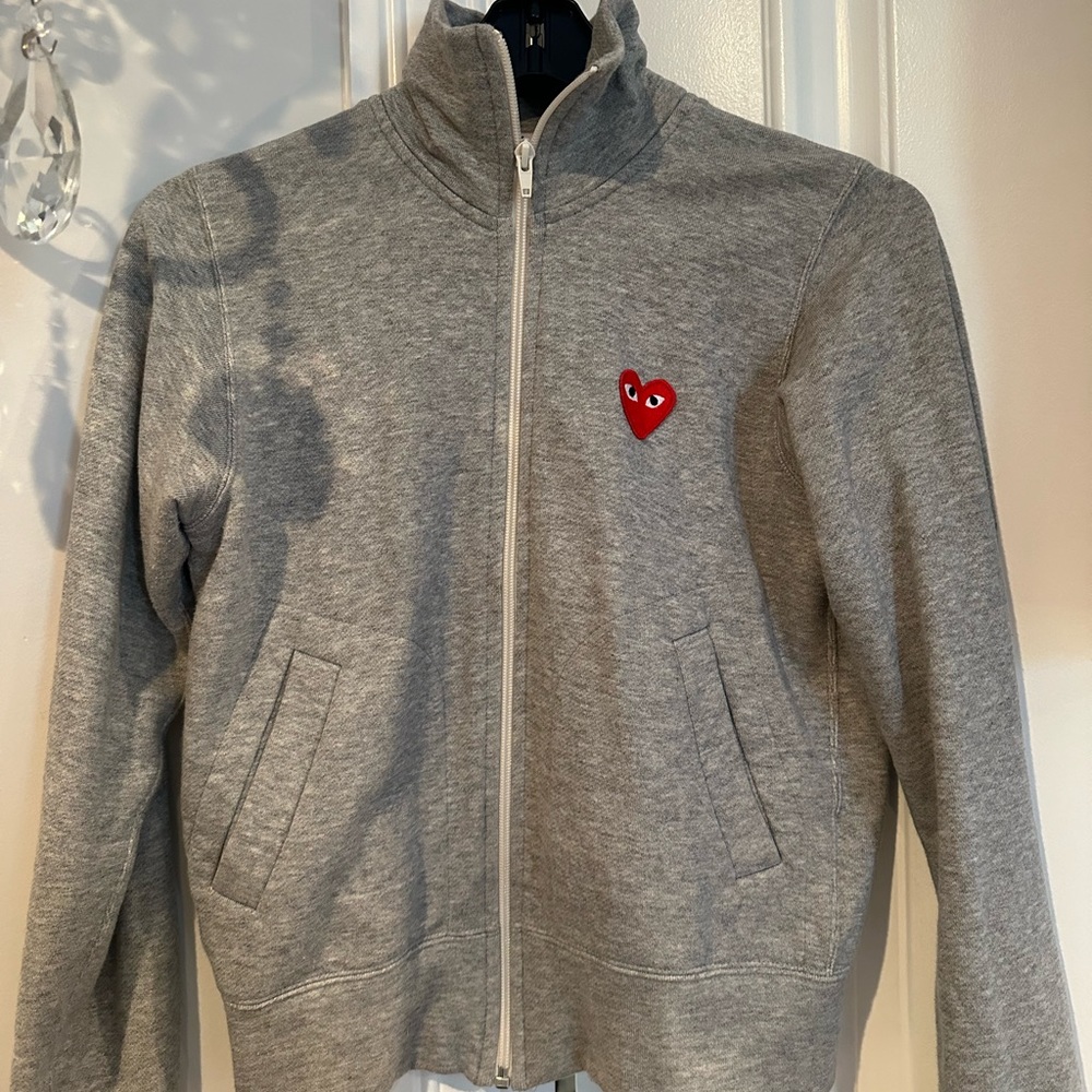 Womens Comme des Garcons Cardigan/zip up. Size Small
